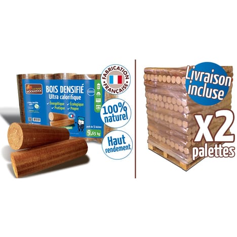 WOODSTOCK VERDICHT HOUT – 2 PALLETS