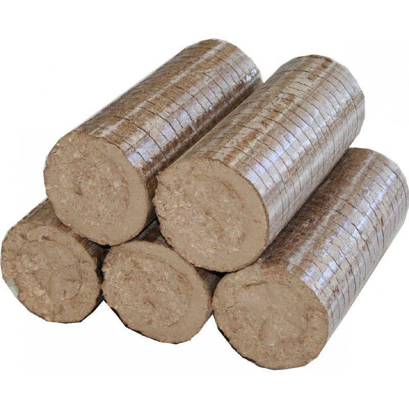 100% geperste hardhouten blokken - pallet van 1040 kg