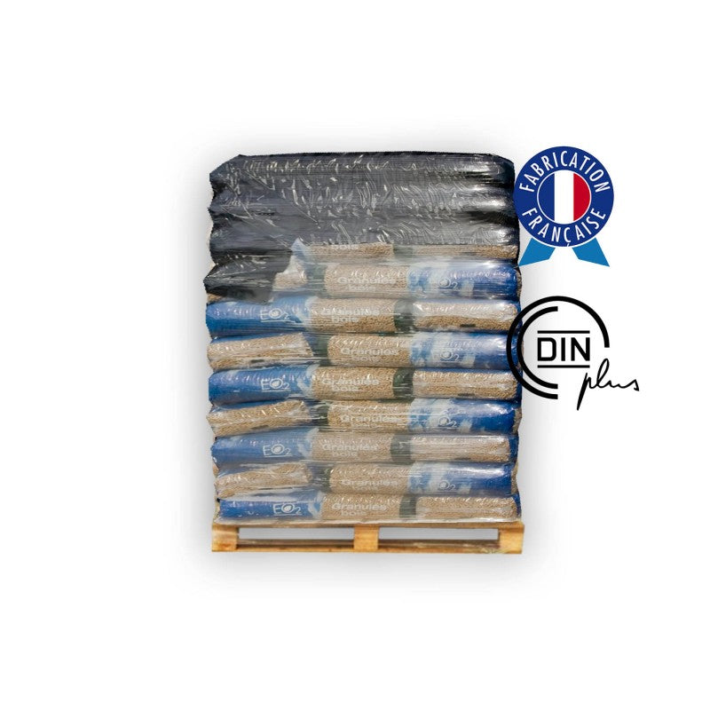 EO2 HOUTPELLETS – PALLET VAN 66 ZAKKEN VAN 15KG OF 990KG EO2®