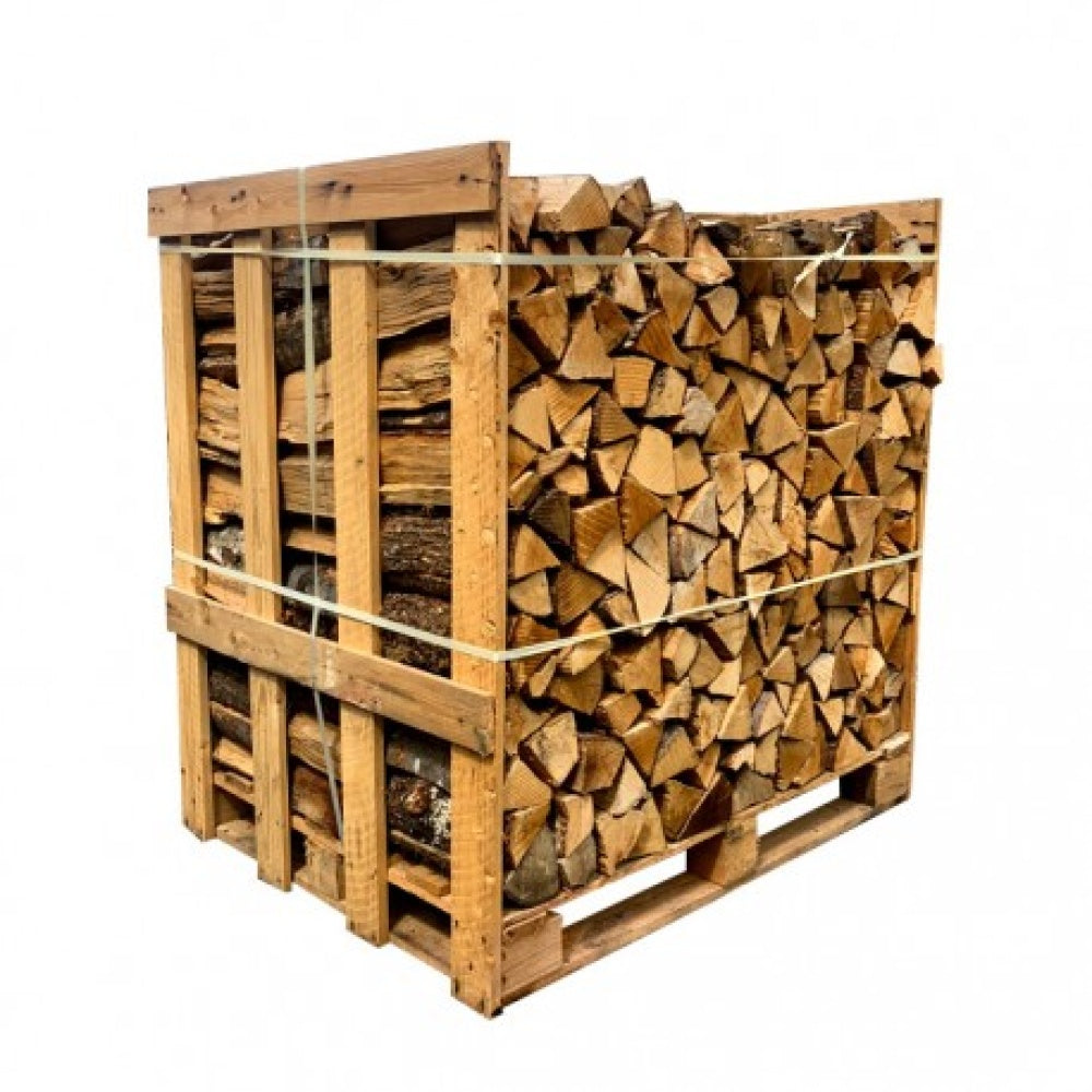 Halve pallet – 25 cm – Hardhoutmix – 1 m3 pallet – 1,5 kubieke meter